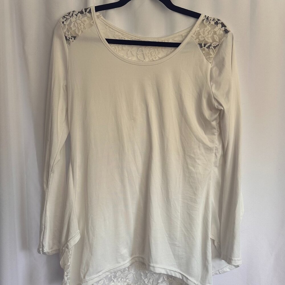 White Lace Top EUC